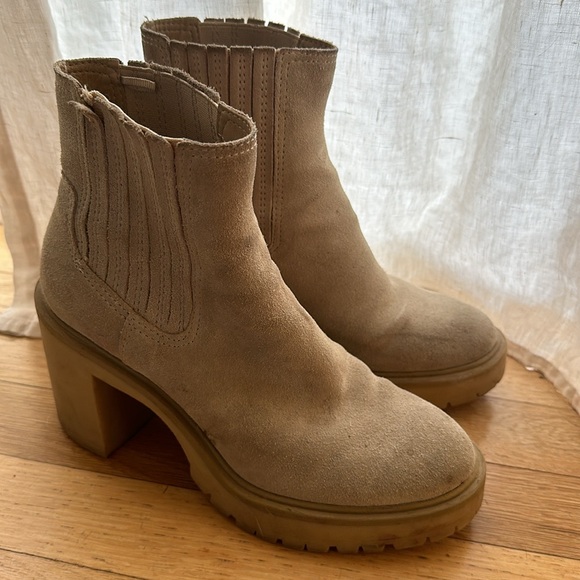 Dolce Vita Castor H20 Booties in Sand Color - Picture 4 of 5